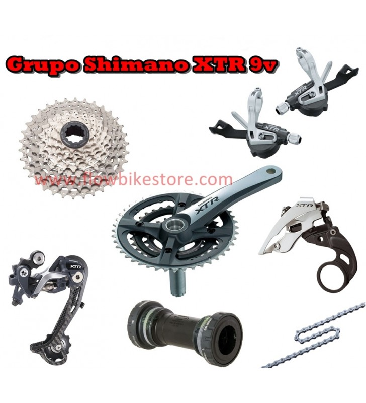 Grupo Shimano XTR 9v